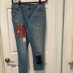 Chico's So Slimming Ankle Jeans.